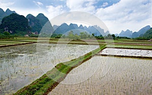 Rural landscape near Yangshuo