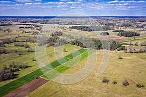 Rural landscape in Poland