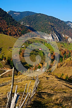 Rural landscape in Romania