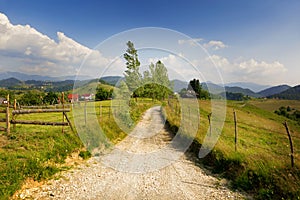 Rural landscape from Romania