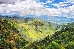 Rural Landscape Rwanda photo