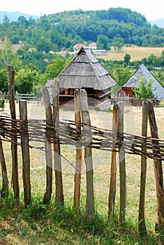 Rural landscape Serbia photo