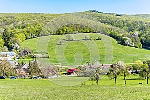 Rural landscape, Slovakia, spring time