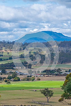 Rural landscape of Tasmania, Australia
