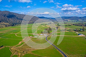 Rural landscape of Tasmania, Australia