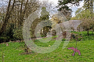 Rural landscape in the Village of Nunney - Somerset, England