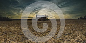 Rural landscapes and waterscapes of Ontario Canada featuring sunset skies and general nature farming agricultural scenics photo