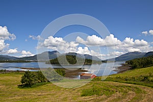 Rural lanscape of Norway photo