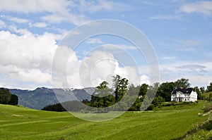 Rural lanscape of Norway photo