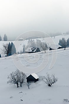 Rurale loggia inverno 