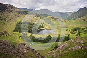 Rural mountain scene