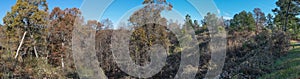 Rural North Mississippi Panoramic Landscape.