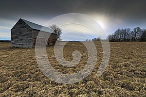 Rural landscapes and waterscapes of Ontario Canada featuring sunset skies and general nature farming agricultural scenics photo