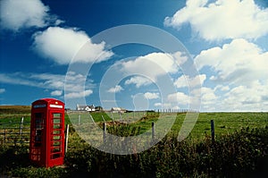 Rural phone box