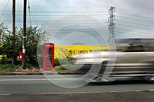 Rural phone box