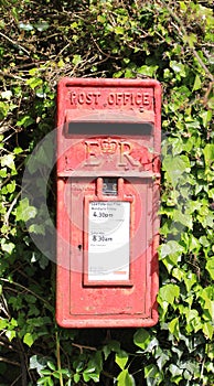 Rural Postbox, Yorkshire Dales, England