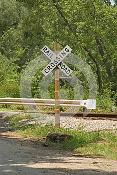 Rural Rail Road Crossing
