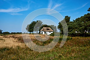 rural reed house on isle of Hiddensee