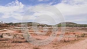 Rural region of the brazilian northeastern interior. The semi-arid tropical climate has the caatinga as a vegetation biome. photo