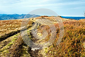 Rural road mountains