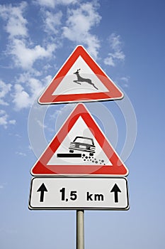 Rural Road Signs in Europe