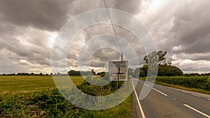 Rural Road in Somerset England