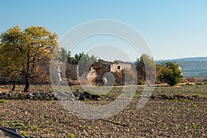 Rural ruin in Sicily, southern Italy