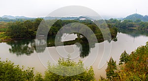 Rural scenery in wuyuan county, jiangxi province, China