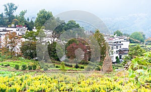 Rural scenery in wuyuan county, jiangxi province, China