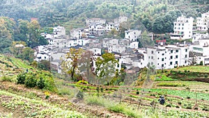 Rural scenery in wuyuan county, jiangxi province, China