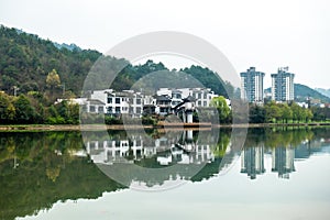 Rural scenery of Wuyuan County, Shangrao City, Jiangxi Province, China