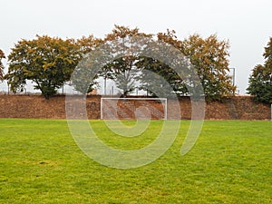 Rural soccer pitch in Germany