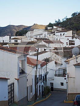 Rural Spanish Village of Lubrin in Adalusian Region of Spain