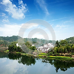 Rural spring scene(China Wuyuan)