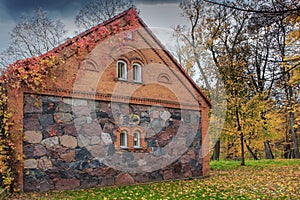 Rural stone house