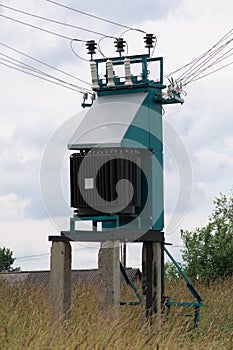 Rural Transformer Substation in central Russia