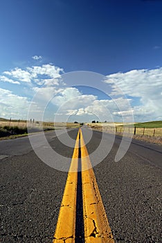 Rural Two Lane Road