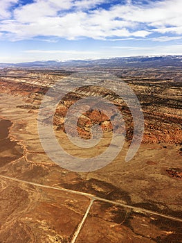 Rural Utah desert landscape.