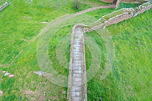 rural view from the interior of the castle of Noudar in Barrancos