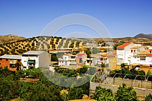 Rural village in Andalusia, Spain photo