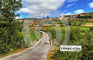 Rural village of Lamas de Olo in Vila Real