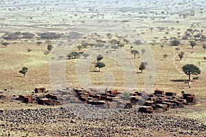 A rural village in Mali