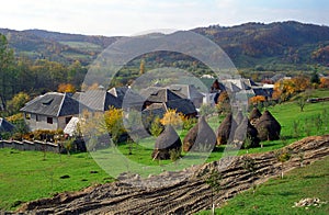 Rural village in Maramures region, Romania