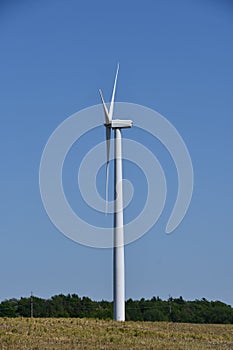 Rural wind farm in upstate New York
