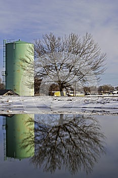 A Rural Winter Landscape in Colorado