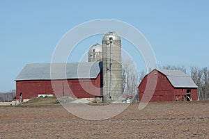 Rural Wisconsin Farm and Barns