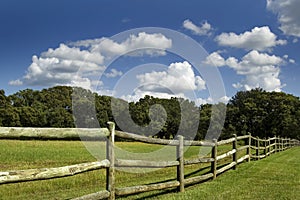 Rural Wooden Fence