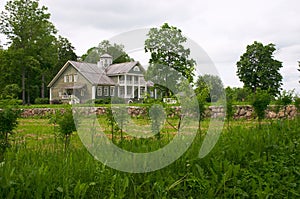 Rural wooden house