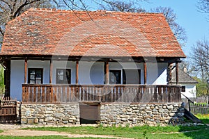 Rural wooden house