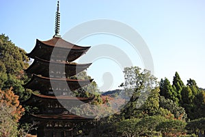 Rurik?ji Temple in Yamaguchi City, Japan